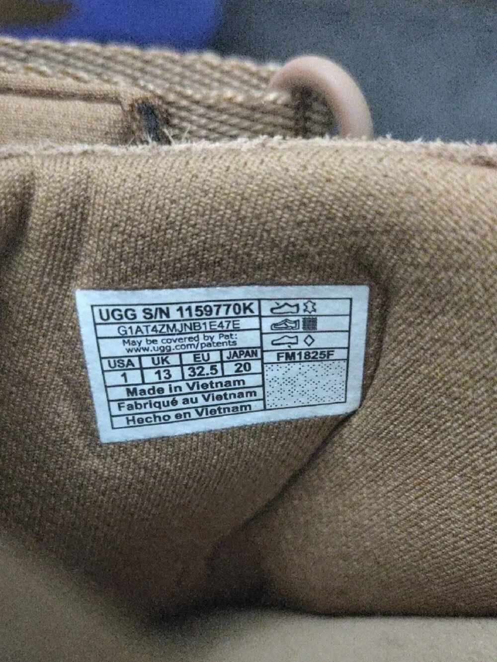 UGG Kids Suede Slip-On Shoes in Sand Brown